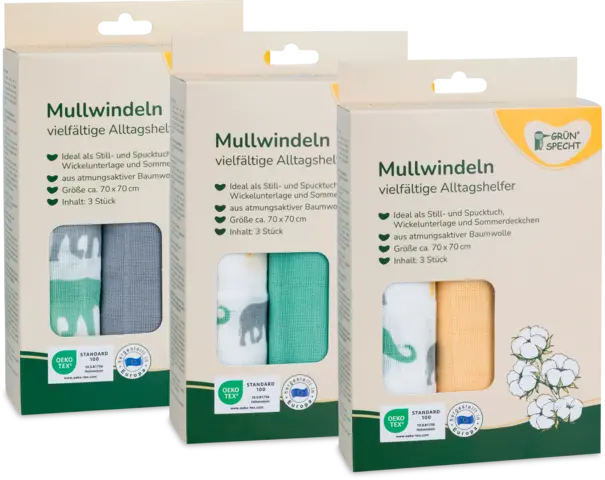 Mullwindeln von GRÜNSPECHT