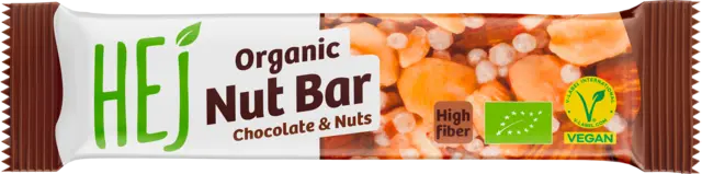 Bio Natural Organic Nut Bar Chocolate & Nuts von HEJ NATURAL
