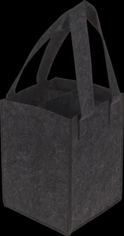 Filztasche grau für 4 Flaschen von DIV.SAISONMARKEN