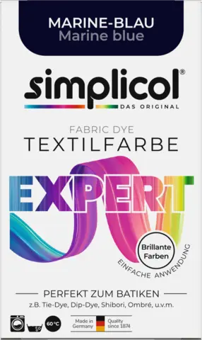 Textilfarbe expert Marine-Blau von SIMPLICOL