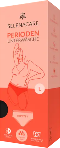 Menstruationsunterwäsche Hipster Starke Tage Gr.L von SELENACARE