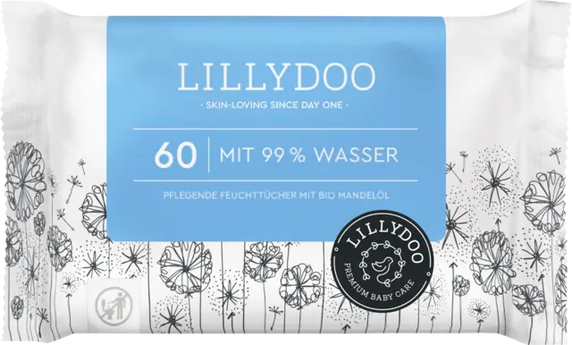 Feuchttücher mit 99% Wasser von LILLYDOO