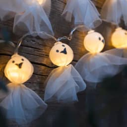 Geisterlichterkette mit 10 Geistern von DIV.SAISONMARKEN