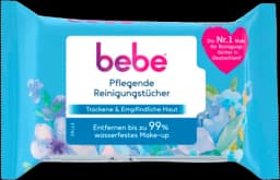 Pflegende Reinigungstücher für trockene Haut von BEBE