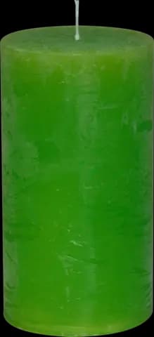 Stumpenkerze Rustik limette 150 x 68 mm von GIES