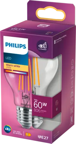 LED Glühbirne Classic E27 60W von PHILIPS