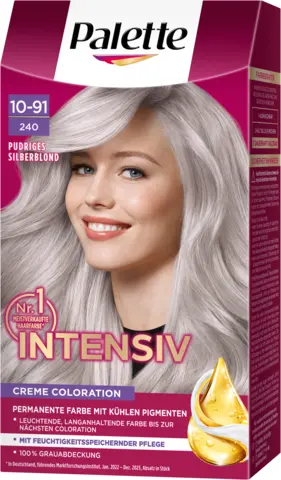 Intensiv Creme Coloration 10-91/240 P.Silberblond von POLY PALETTE
