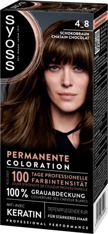 Permanente Coloration 4_8 Schokobraun von SYOSS