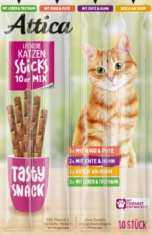 Katzensticks 4 Sorten Mix von ATTICA