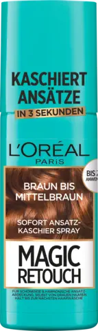 Magic Retouch Sofort Ansatz-Kaschierspray Braun bis Mittelbraun von MAGIC RETOUCH