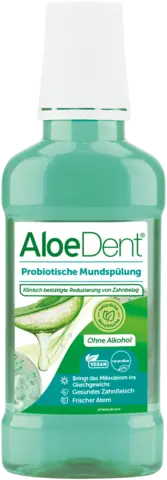 Mundspülung ohne Fluorid Probiotic von AloeDent