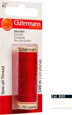 Allesnähgarn weiß 100 m von GÜTERMANN