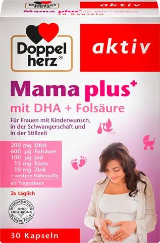 Mama plus mit DHA + Folsäure von DOPPELHERZ