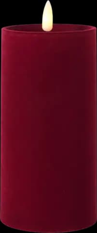 LED-Kerze Velvetta rund von BOLTZE
