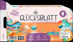 Toilettenpapier Monsterparty 3-lagig von GLÜCKSBLATT