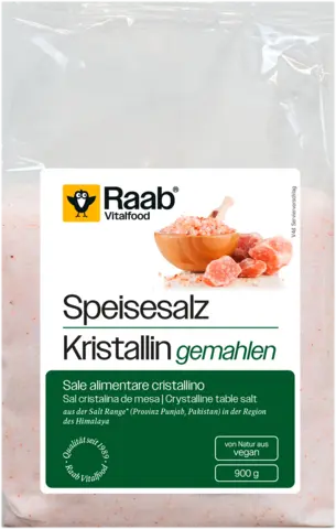 Kristallines Speisesalz Himalaya von RAAB