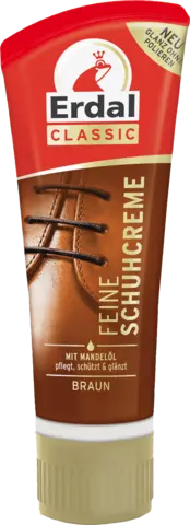 Classic Feine Schuhcreme Tube braun von ERDAL