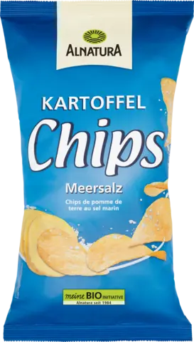 Bio Kartoffel Chips Meersalz von ALNATURA