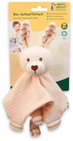 Bio-Schnuffeltuch Hase von GRÜNSPECHT