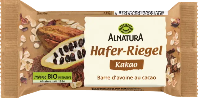 Bio Hafer Riegel Kakao von ALNATURA