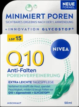 Q10 Anti-Falten Porenverfeinerung Extra leichte Tagespflege von NIVEA