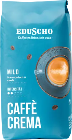 Caffè Crema mild ganze Bohnen von EDUSCHO