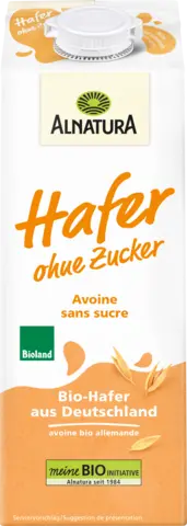 Bio Hafer Drink ohne Zucker von ALNATURA