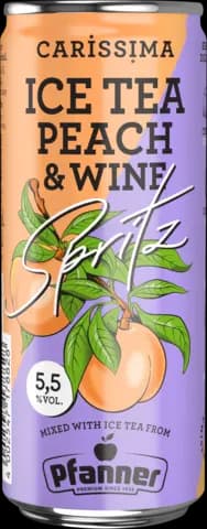 Ice Tea Peach & Wine Spritz 5,5% von CARISSIMA