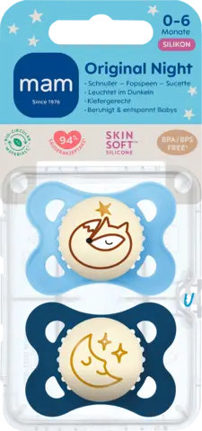 Original Night Silikon 0-6 Monate von MAM