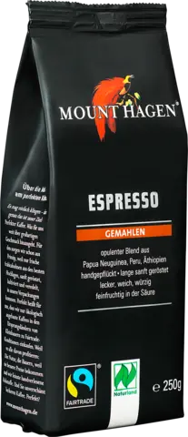 Bio Espresso gemahlen von MOUNT HAGEN