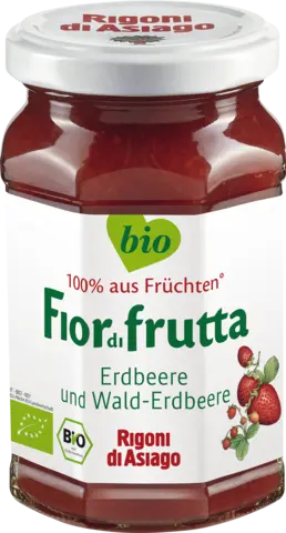 Bio Fiordifrutta Erdbeere & Wald-Erdbeere-Aufstrich von DIV.SAISONMARKEN