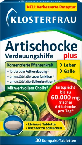 Artischocke Verdauungshilfe Plus von KLOSTERFRAU