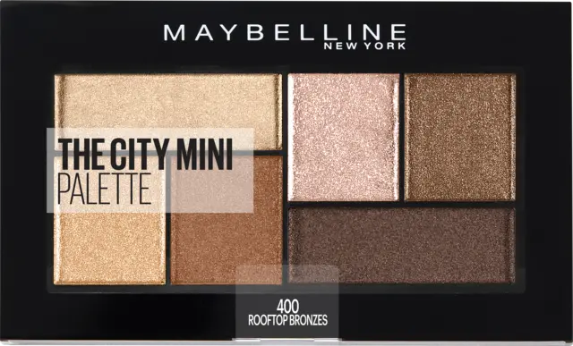 The City Mini Lidschatten Palette Nr. 400 Rooftop Bronzes von MAYBELLINE NEW YORK