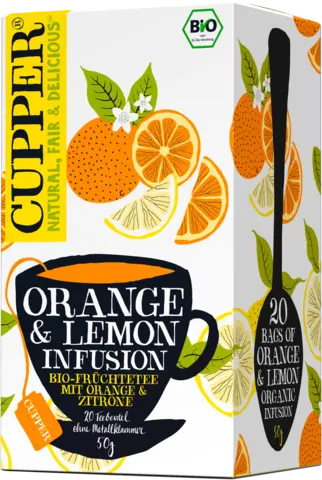 Bio Orange & Lemon Tee von CUPPER