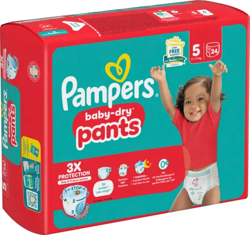 Baby-Dry Pants Größe 5 von PAMPERS