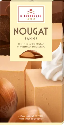 Nougat Tafel-Schokolade Sahne von NIEDEREGGER