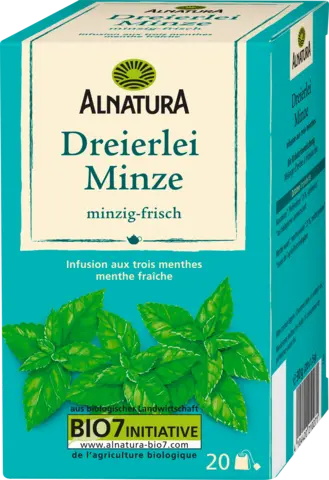 Bio Dreierlei Minze Tee von ALNATURA