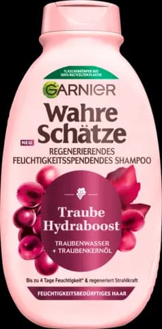 Wahre Schätze Regenerierendes Feuchtigkeitsspendendes Shampoo Traube Hydraboost von WAHRE SCHÄTZE