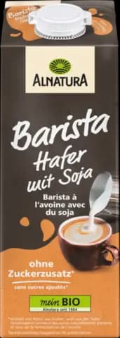 Haferdrink Barista mit Soja von ALNATURA