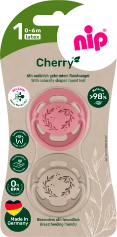 Greenline Schnuller Cherry Gr.1 von NIP
