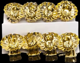 Kerzenhalter für Baumkerzen gold von HEITMANN