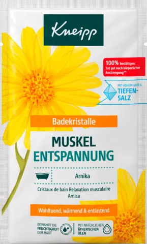 Badekristalle Muskel Entspannung von KNEIPP