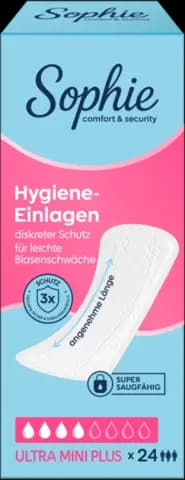 Hygiene-Einlagen Ultra Mini Plus von SOPHIE