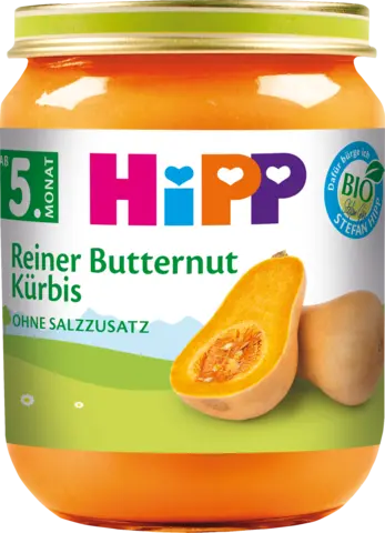 Reiner Bio-Butternut Kürbis ab 5. Monat von HIPP