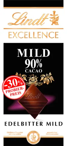 Excellence Edelbitter Mild 90 % Cacao von LINDT