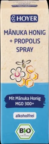 Bio Manukahonig + Propolis Spray von HOYER