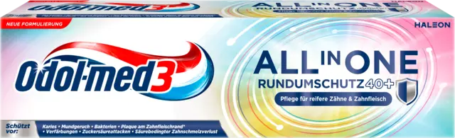 All in One Rundumschutz 40 Plus Zahncreme von ODOL