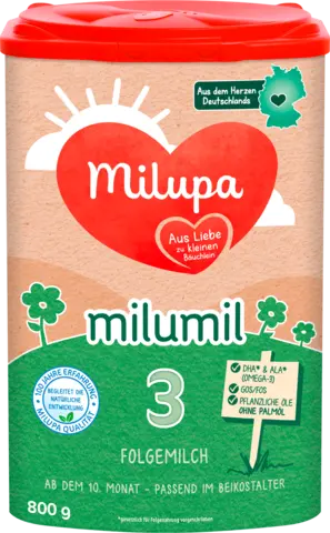 Milumil 3 Folgemilch ab dem 10. Monat von MILUPA