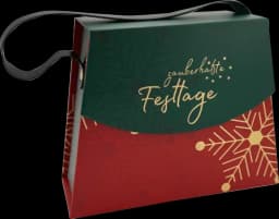 Geschenkschachtel Handtaschen Frohe Festtage von DIV.SAISONMARKEN