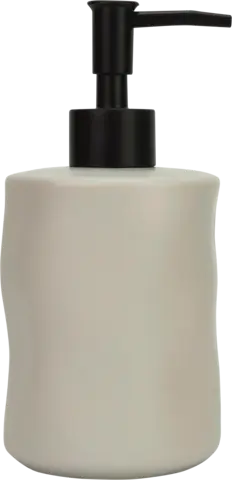 Seifenspender Steingut sand von JEAN & LEN